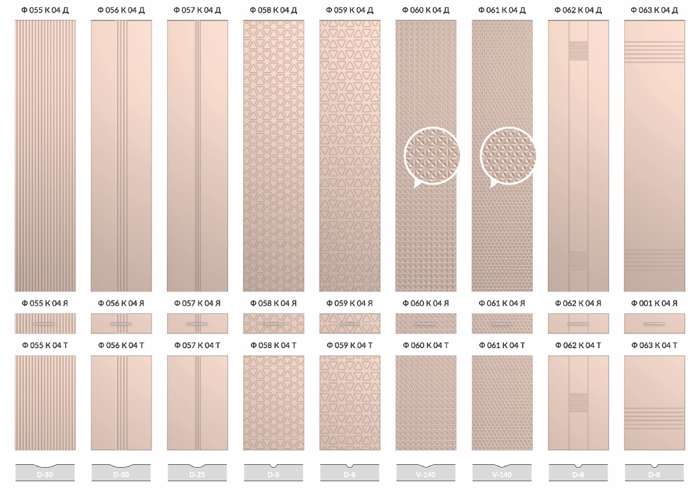 Размеры фасадов мебельных мдф фасадов